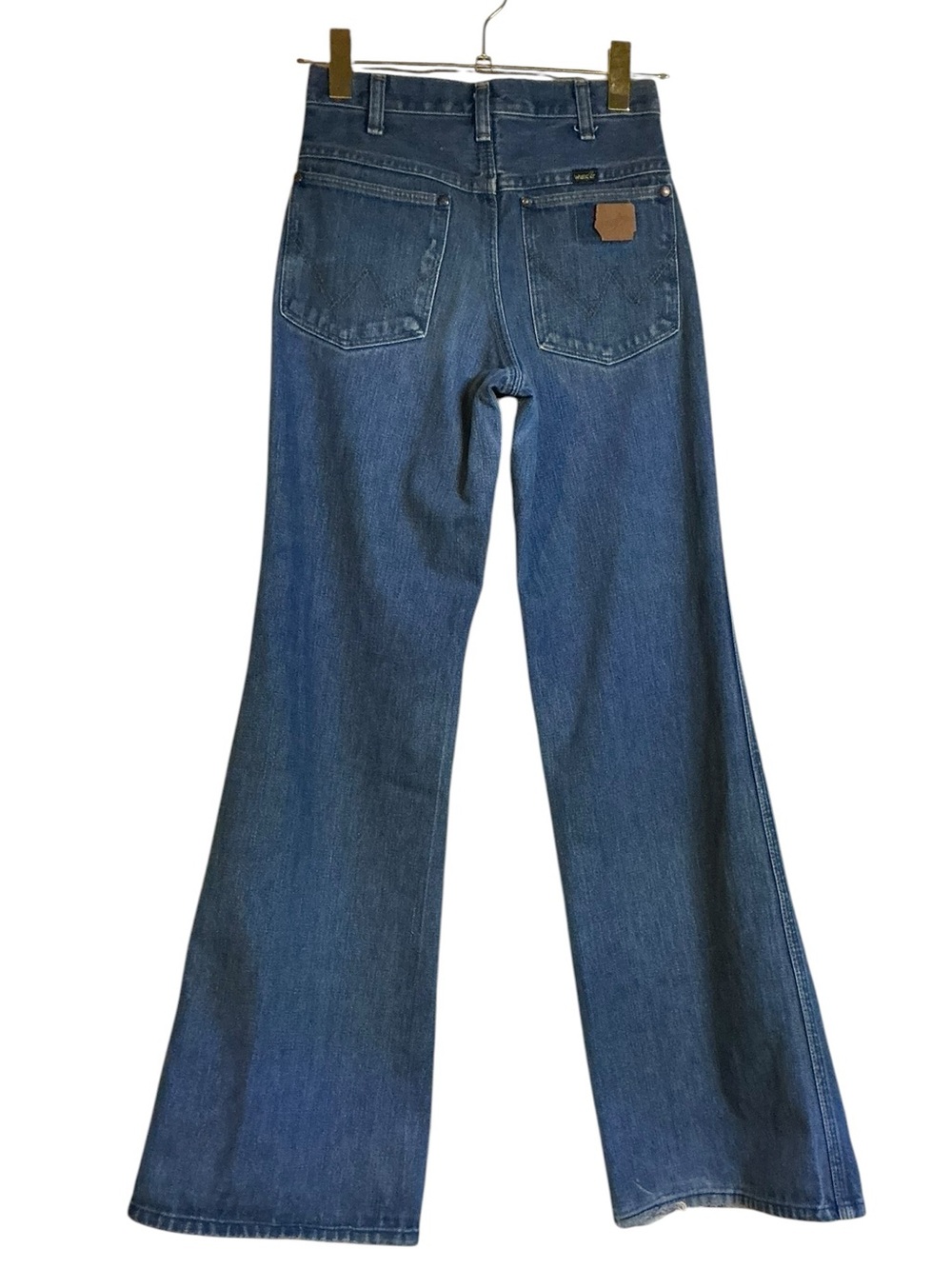 Vintage Wrangler Blue High-Rise Wide Leg Jeans - Picture 3 of 9